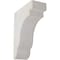 Ekena Millwork 3 1/2"W x 8 1/2"D x 11"H Bedford Wood Vintage Decor Bracket, Chalk Dust White BKTWD04X09X11BEWH - alternate 1